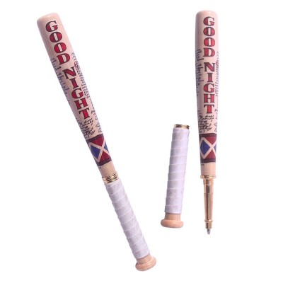 DC COMICS HARLEY QUINN GOOD NIGHT BASEBALL BAT PEN PENNA NOBLE COLLECTIONS