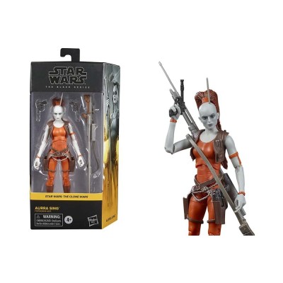 HASBRO STAR WARS THE BLACK SERIES AURRA SING ACTION FIGURE