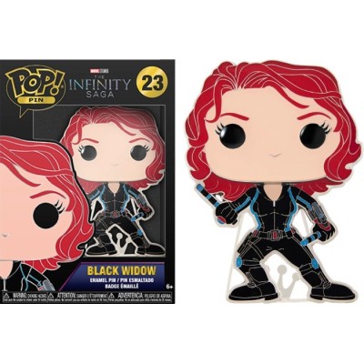 FUNKO POP! PIN MARVEL THE INFINITY SAGA BLACK WIDOW SPILLA FIGURE FUNKO