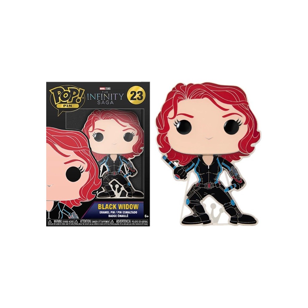 FUNKO POP! PIN MARVEL THE INFINITY SAGA BLACK WIDOW SPILLA FIGURE FUNKO
