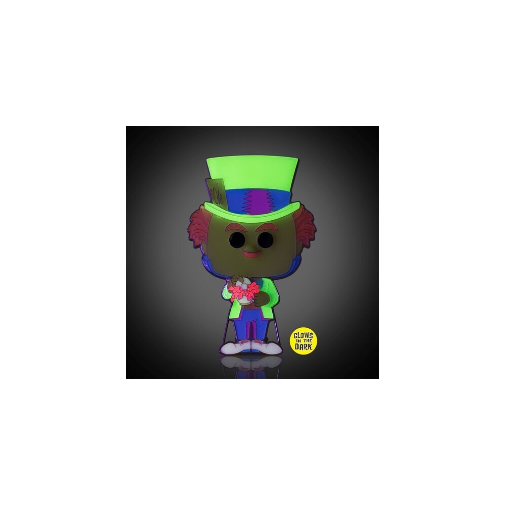 FUNKO FUNKO POP! PIN DISNEY MAD HATTER BLACKLIGHT GLOWS IN THE DARK PIN FIGURE
