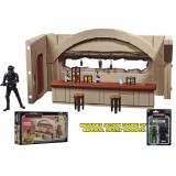 HASBRO STAR WARS VINTAGE COLLECTION THE CANTINA SHOOTOUT DIORAMA & IMPERIAL DEATH TROOPER