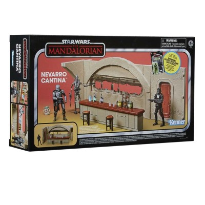 HASBRO STAR WARS VINTAGE COLLECTION THE CANTINA SHOOTOUT DIORAMA & IMPERIAL DEATH TROOPER