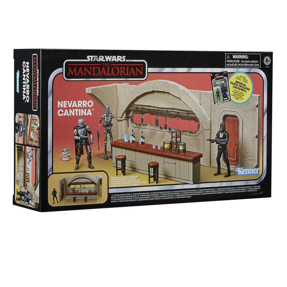 HASBRO STAR WARS VINTAGE COLLECTION THE CANTINA SHOOTOUT DIORAMA & IMPERIAL DEATH TROOPER