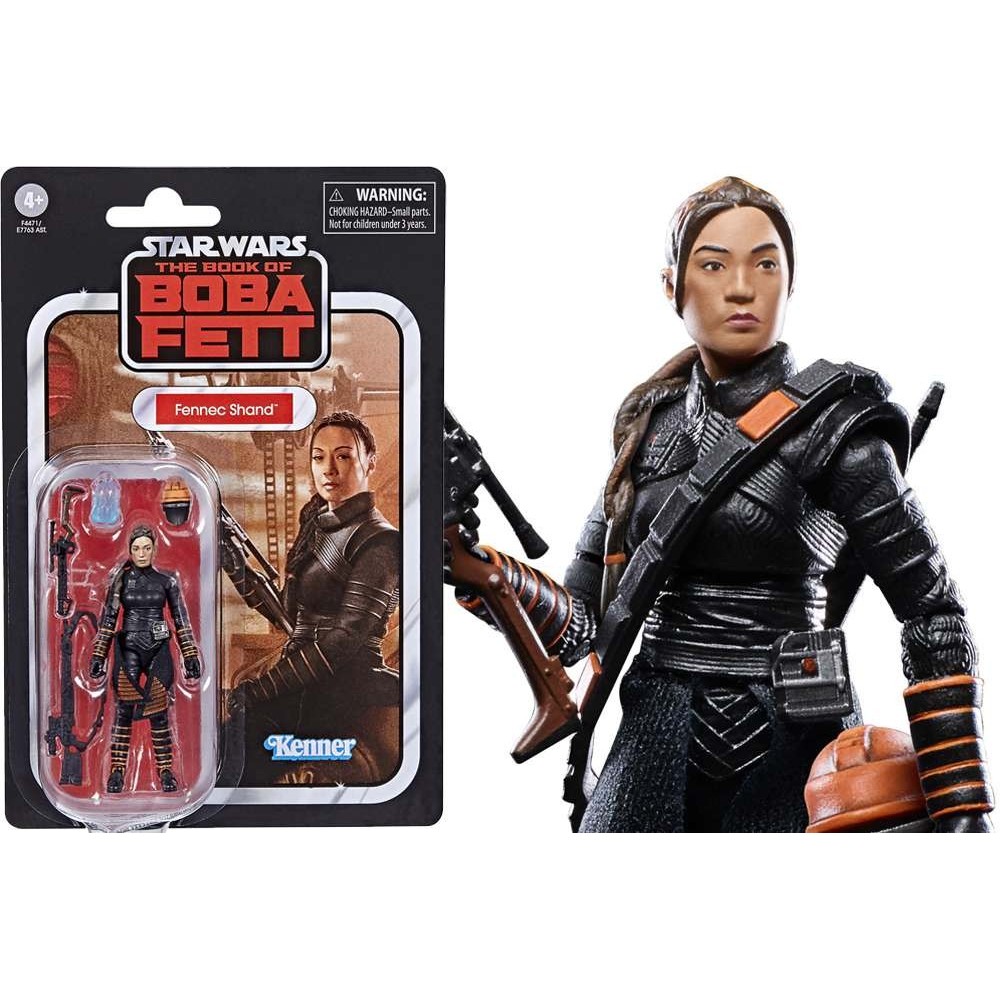 HASBRO STAR WARS VINTAGE THE BOOK OF BOBA FETT FENNEC SHAND ACTION FIGURE