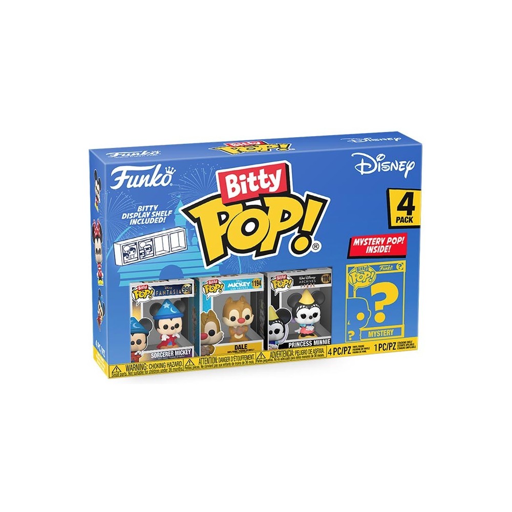 FUNKO BITTY POP! DISNEY 4 PACK SORCERER VINYL MINI FIGURE FUNKO