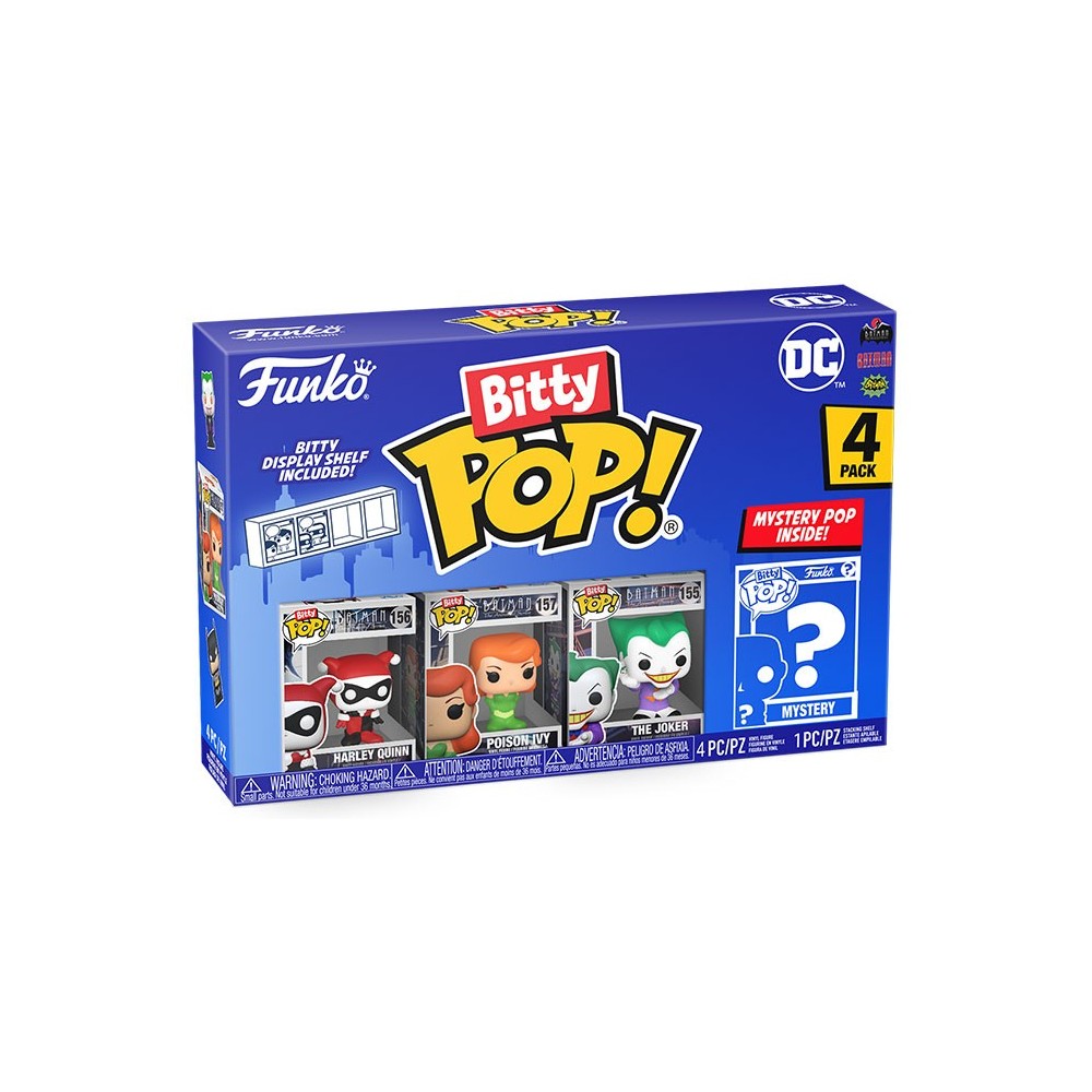 FUNKO BITTY POP! BATMAN THE ANIMATED SERIES 4 PACK HARLEY VINYL MINI FIGURE FUNKO
