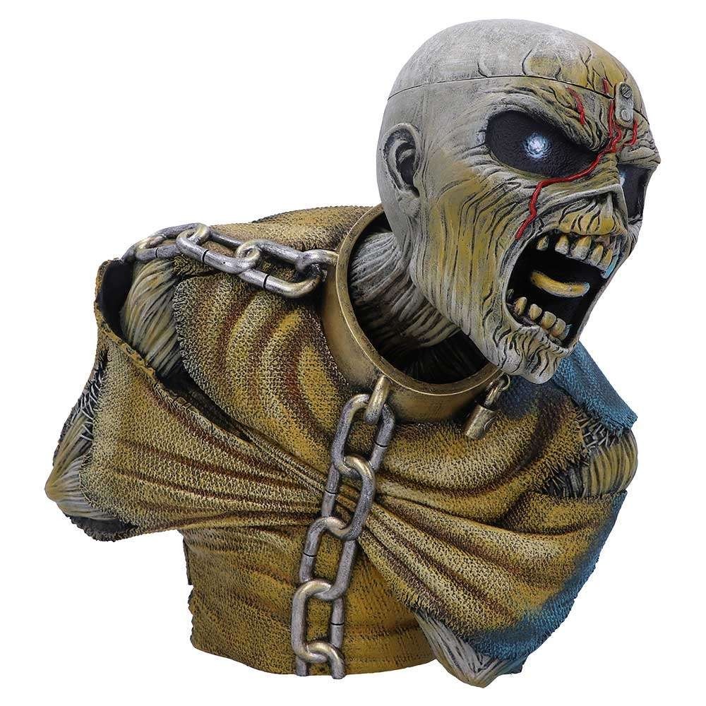 IRON MAIDEN EDDIE PIECE OF MIND BUST BOX FIGURE NEMESIS NOW