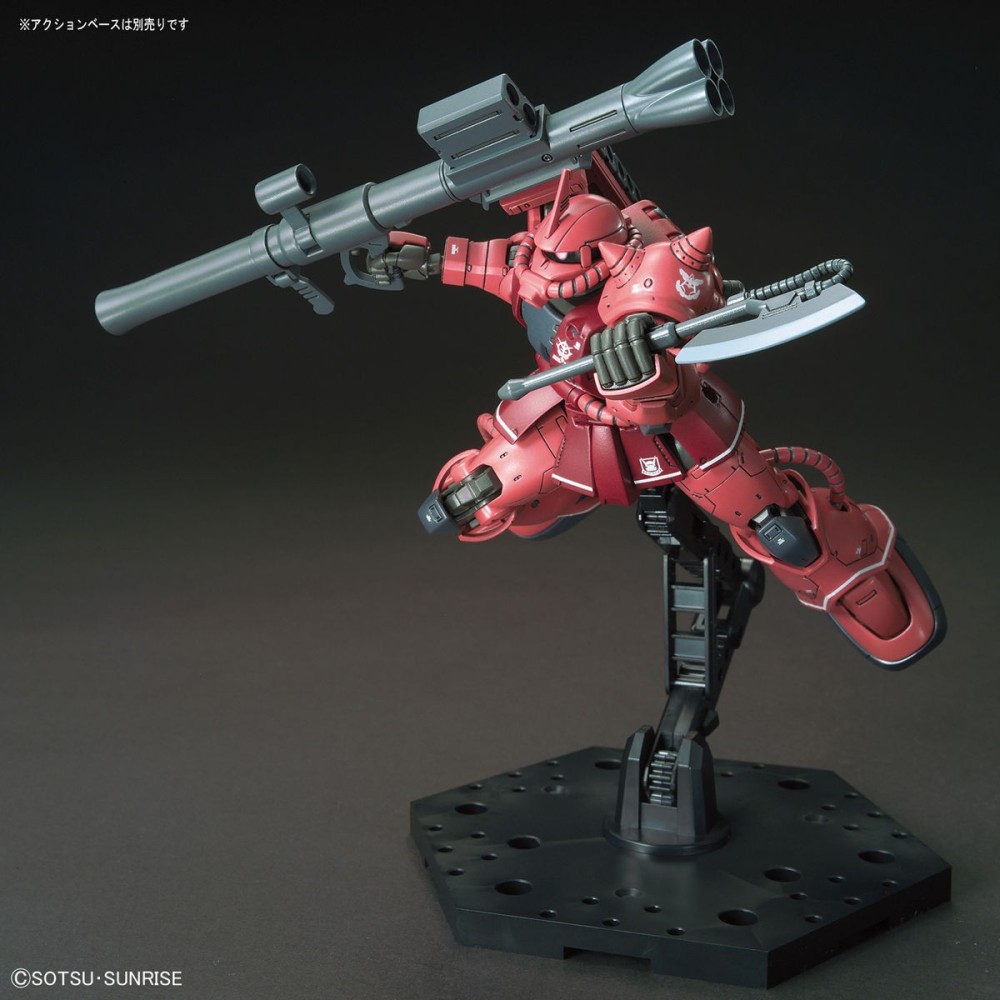 HIGH GRADE HG ZAKU II MS-06S RED COMET 1/144 MODEL KIT ACTION FIGURE BANDAI