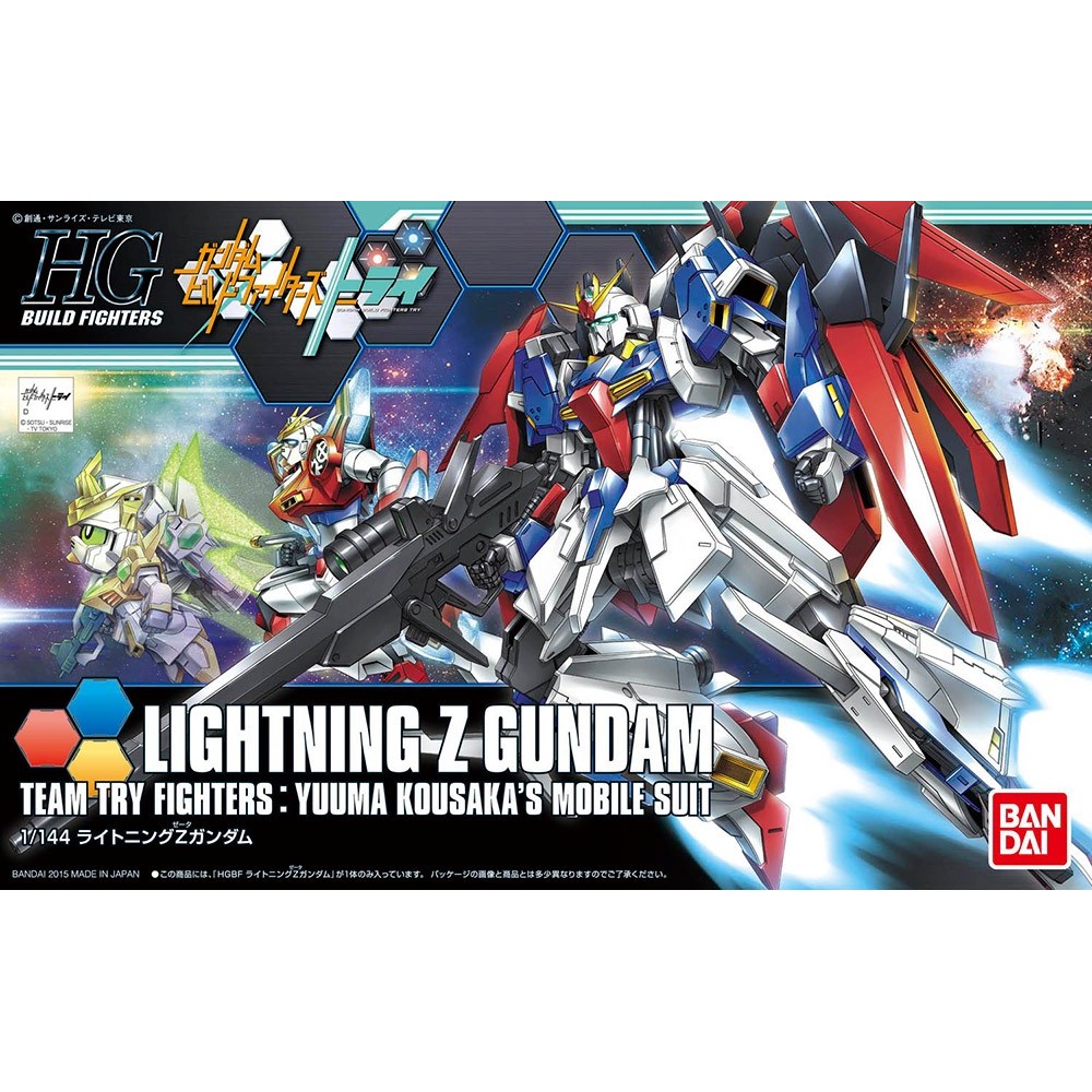 BANDAI HIGH GRADE HG LIGHTNING Z GUNDAM 1/144 MODEL KIT ACTION FIGURE