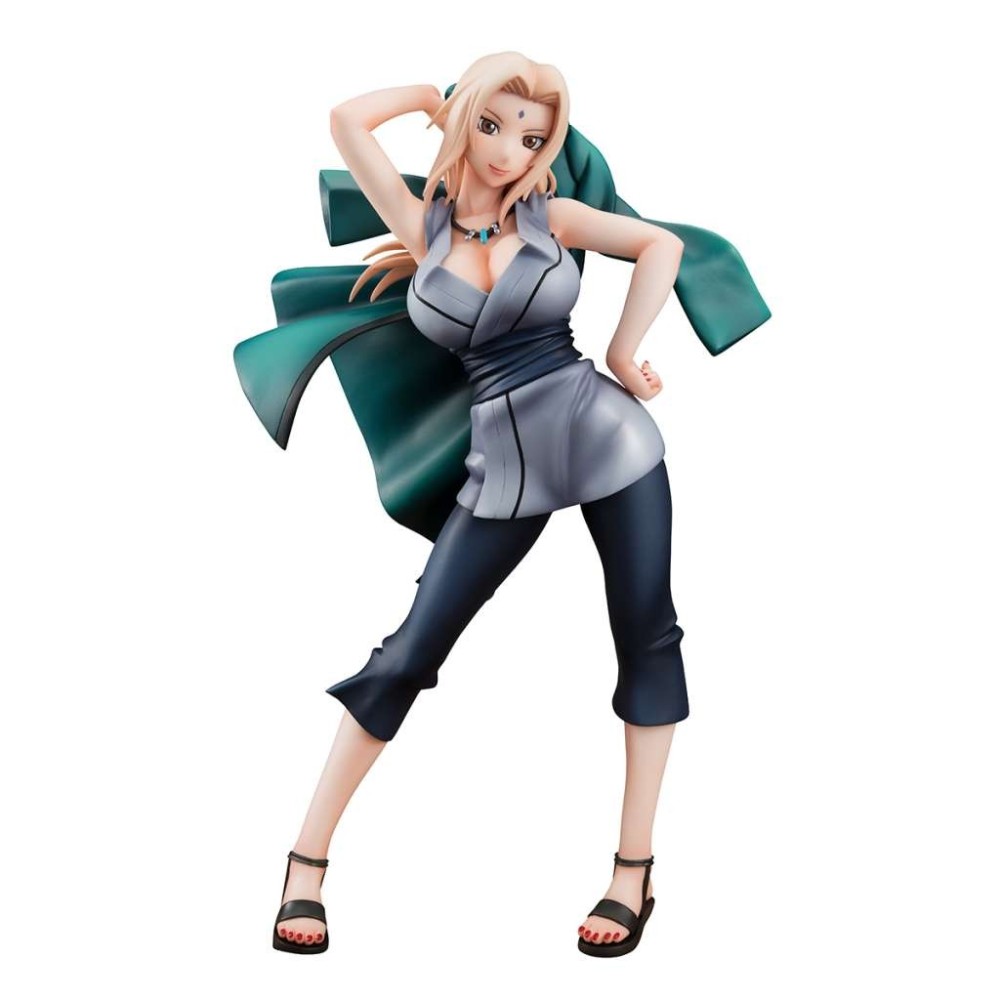 MEGAHOUSE NARUTO GALS SERIES TSUNADE STATUE FIGURE
