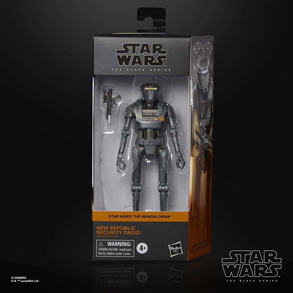 HASBRO STAR WARS THE BLACK SERIES NEW REPUBLIC SECURITY DROID ACTION FIGURE