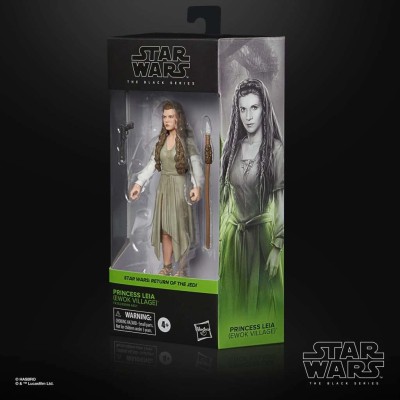 HASBRO STAR WARS THE BLACK SERIES PRINCESS LEIA EWOK VILLAGE ACTION FIGURE