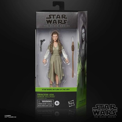 HASBRO STAR WARS THE BLACK SERIES PRINCESS LEIA EWOK VILLAGE ACTION FIGURE