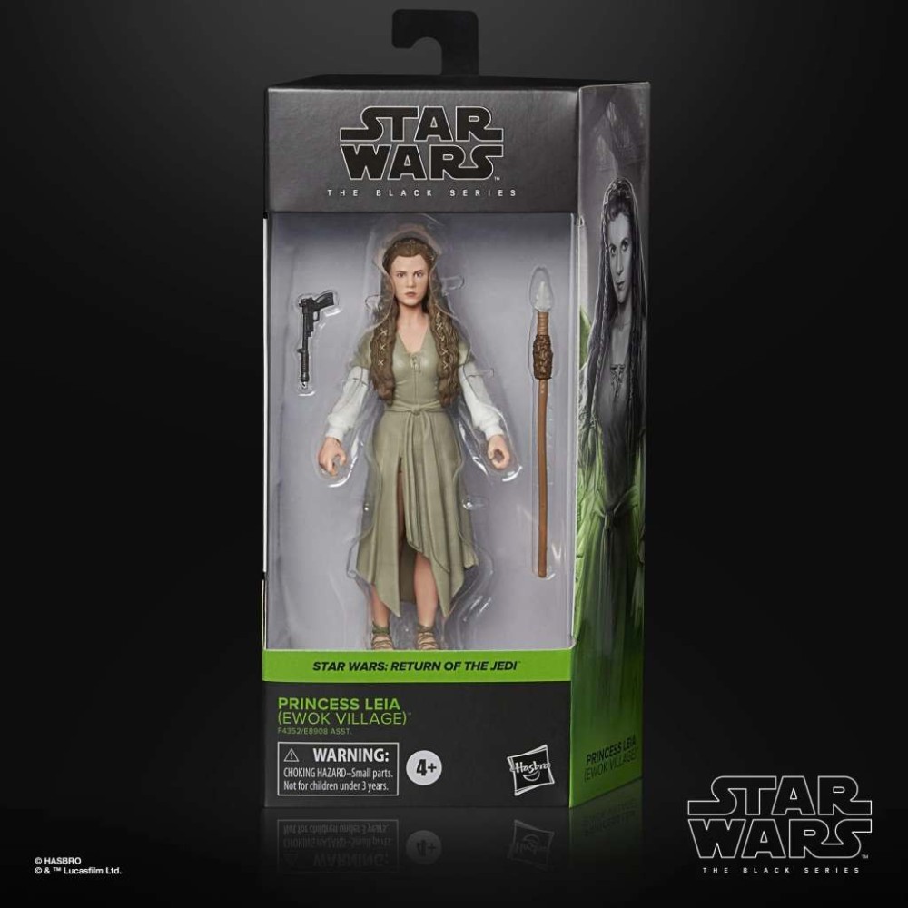 HASBRO STAR WARS THE BLACK SERIES PRINCESS LEIA EWOK VILLAGE ACTION FIGURE