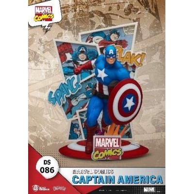 D-STAGE MARVEL COMICS CAPTAIN AMERICA STATUA FIGURE DIORAMA BEAST KINGDOM