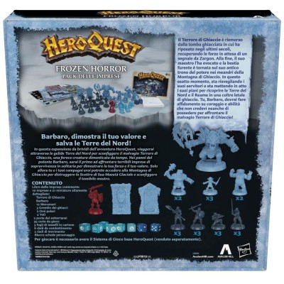 HASBRO HEROQUEST ESPANSIONE FROZEN HORROR BOARDGAME GIOCO DA TAVOLO IN ITALIANO