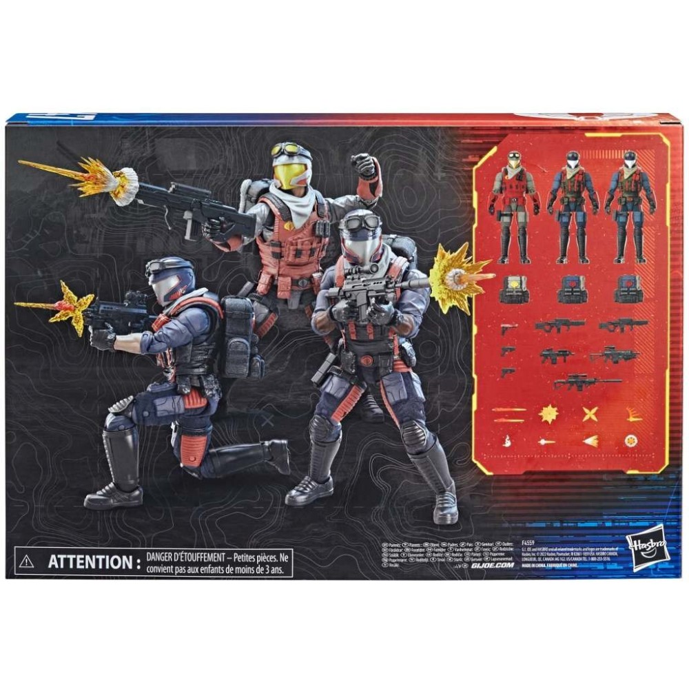 HASBRO G.I. JOE CLASSIFIED SERIES COBRA VIPER OFFICER & VIPERS ACTION FIGURE