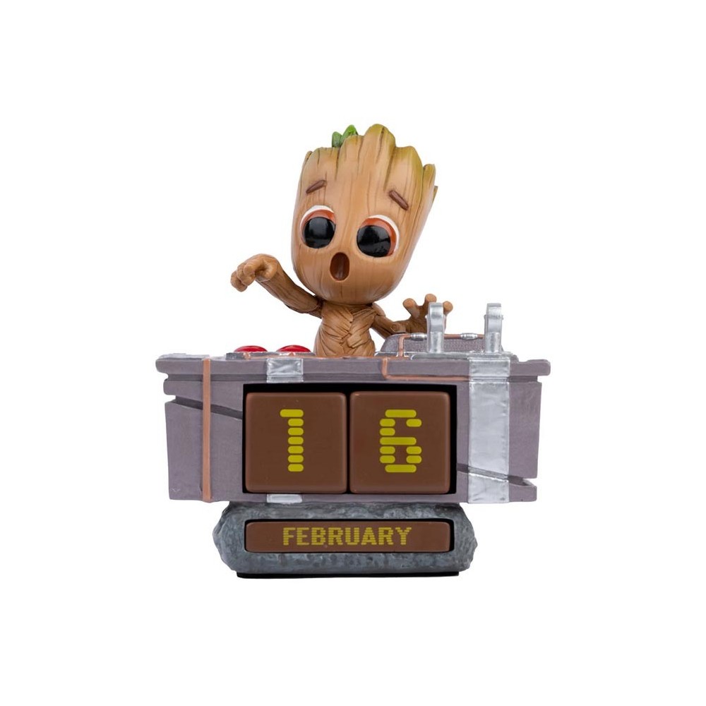 GUARDIANS OF THE GALAXY GROOT DEATH BUTT CALENDARIO PERPETUO FIGURE GRUPO ERIK