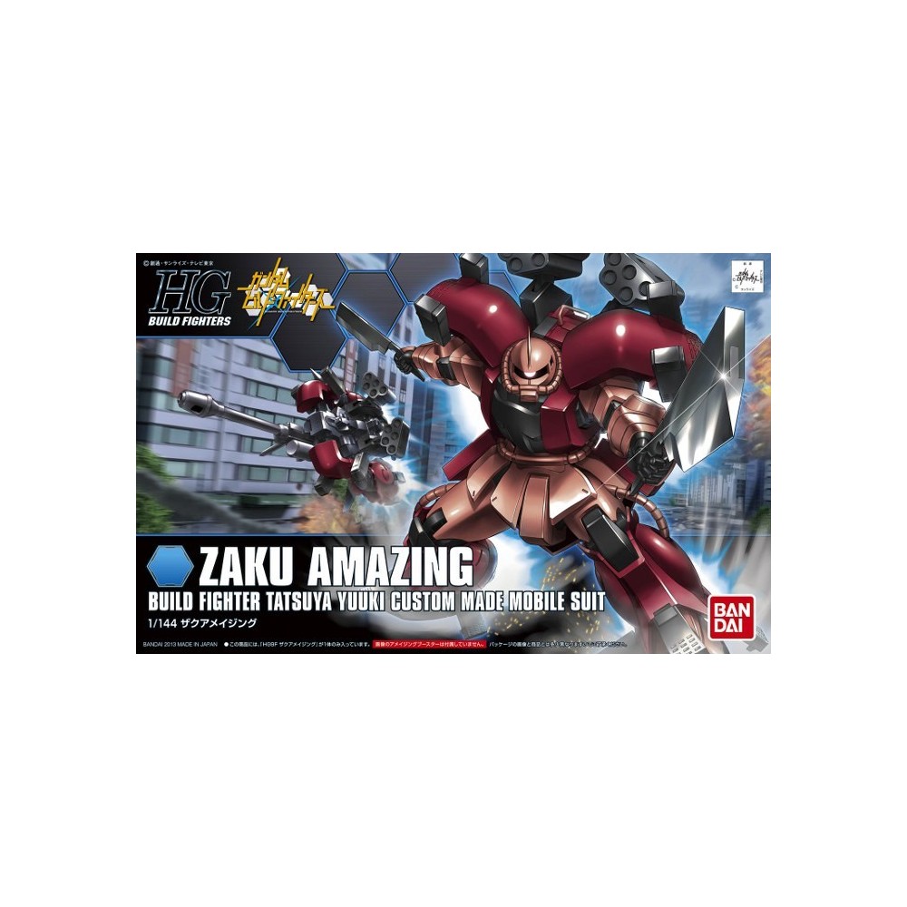HIGH GRADE HG GUNDAM ZAKU AMAZING 1/144 MODEL KIT FIGURE BANDAI