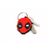 PYRAMID INTERNATIONAL DEADPOOL FACE RUBBER KEYCHAIN