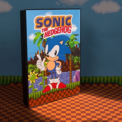 SONIC THE HEDGEHOG POSTER LIGHT LAMPADA 30X20CM FIZZ CREATIONS