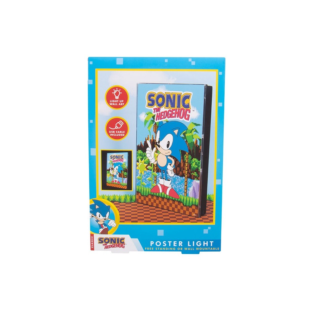 FIZZ CREATIONS SONIC THE HEDGEHOG POSTER LIGHT