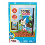 FIZZ CREATIONS SONIC THE HEDGEHOG POSTER LIGHT