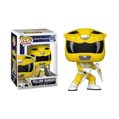 FUNKO FUNKO POP! POWER RANGERS YELLOW RANGER BOBBLE HEAD FIGURE