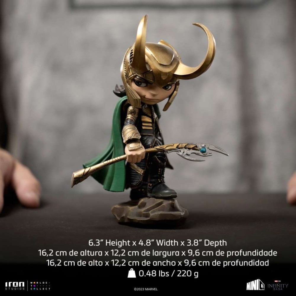 INFINITY SAGA LOKI MINICO FIGURE STATUA IRON STUDIOS