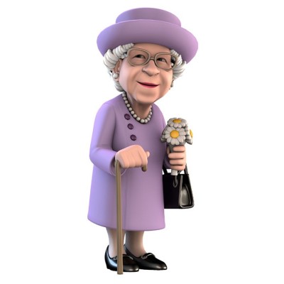 QUEEN ELIZABETH II MINIX COLLECTIBLE FIGURINE FIGURE NOBLE COLLECTIONS