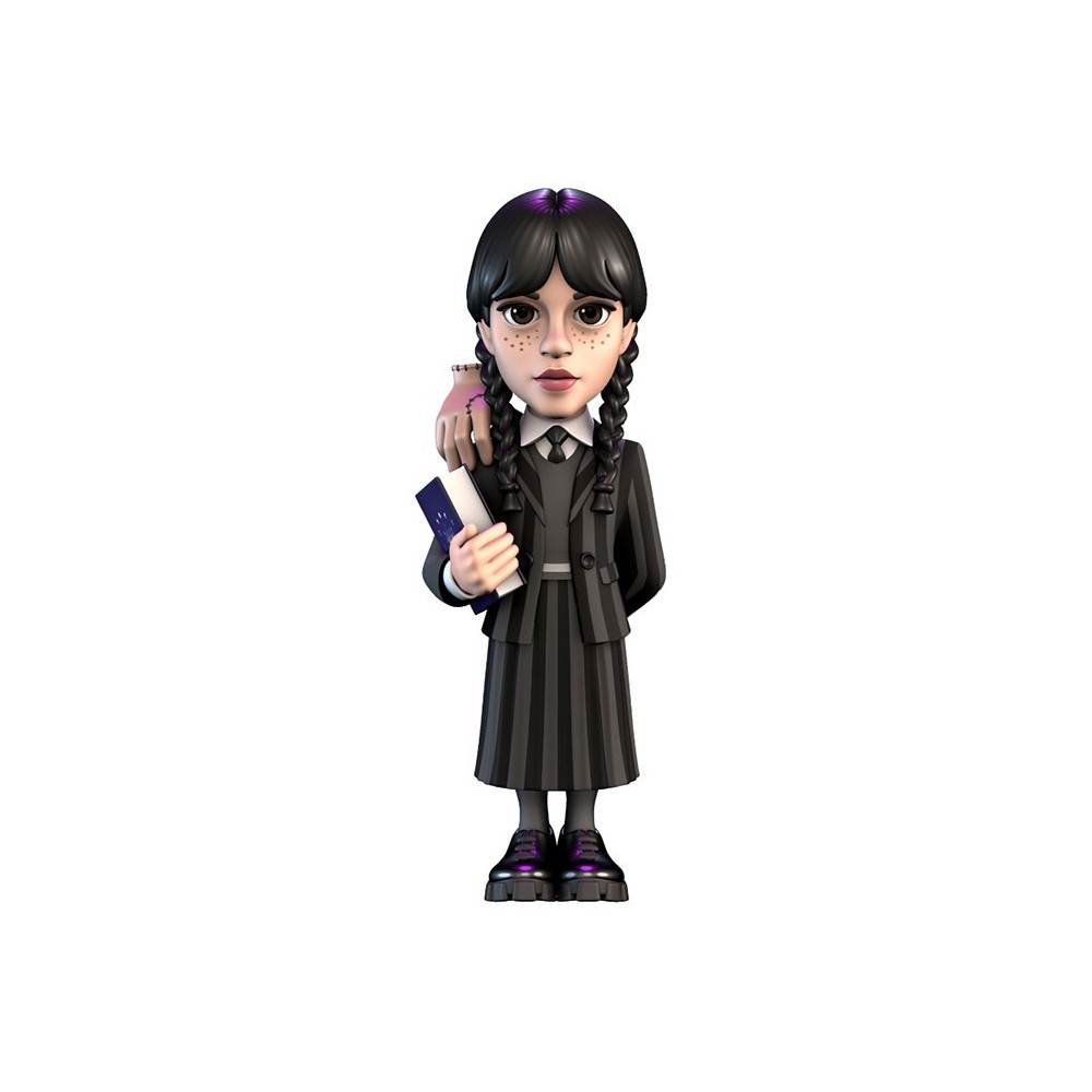 NOBLE COLLECTIONS WEDNESDAY ADDAMS WITH THE THING MINIX COLLECTIBLE FIGURINE FIGURE