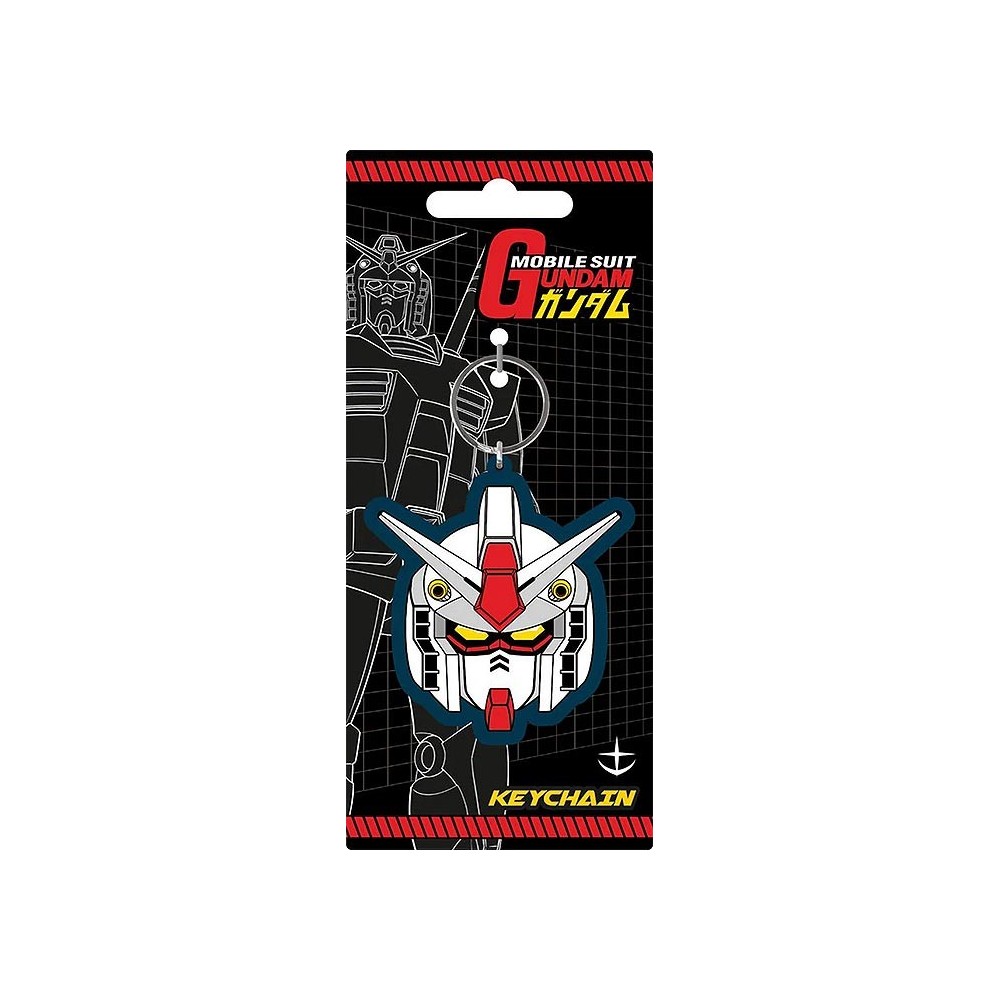 PYRAMID INTERNATIONAL MOBILE SUIT GUNDAM HEAD RUBBER KEYCHAIN