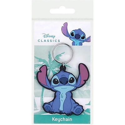 LILO AND STITCH SITTING STITCH PORTACHIAVI IN GOMMA PYRAMID INTERNATIONAL