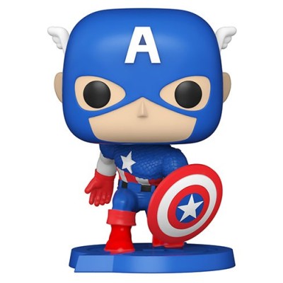 FUNKO FUNKO POP! COMIC COVERS MARVEL CAPTAIN AMERICA BOBBLE HEAD FIGURE
