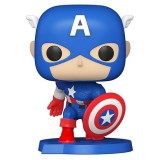 FUNKO FUNKO POP! COMIC COVERS MARVEL CAPTAIN AMERICA BOBBLE HEAD FIGURE