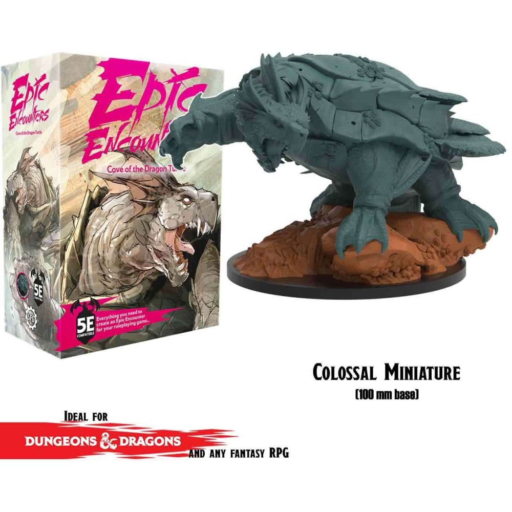EPIC ENCOUNTERS COVE OF THE DRAGON TURTLE MINIATURE STEAMFORGED GAMES