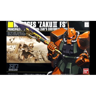 HIGH GRADE HGUC GUNDAM ZAKU II 1/144 MODEL KIT ACTION FIGURE BANDAI