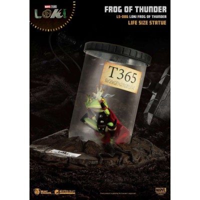 MARVEL STUDIOS LOKI FROG OF THUNDER LIFFESIZE STATUA FIGURE BEAST KINGDOM