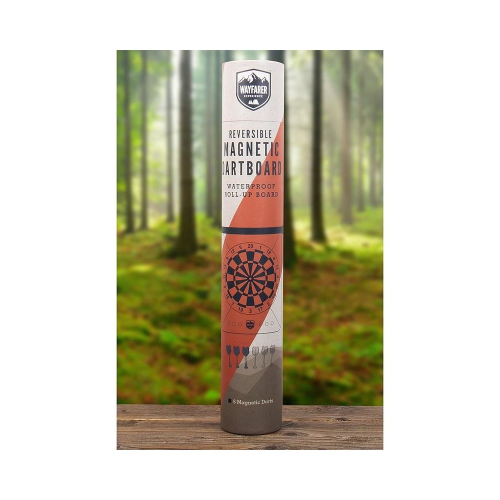 YAS! GAMES REVERSIBLE MAGNETIC ROLL-UP DARTBOARD