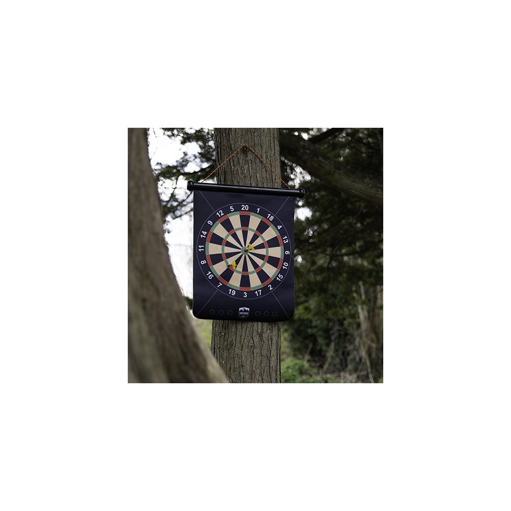 YAS! GAMES REVERSIBLE MAGNETIC ROLL-UP DARTBOARD
