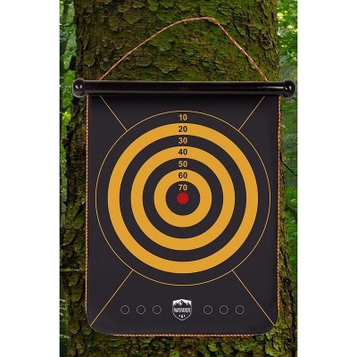 YAS! GAMES REVERSIBLE MAGNETIC ROLL-UP DARTBOARD
