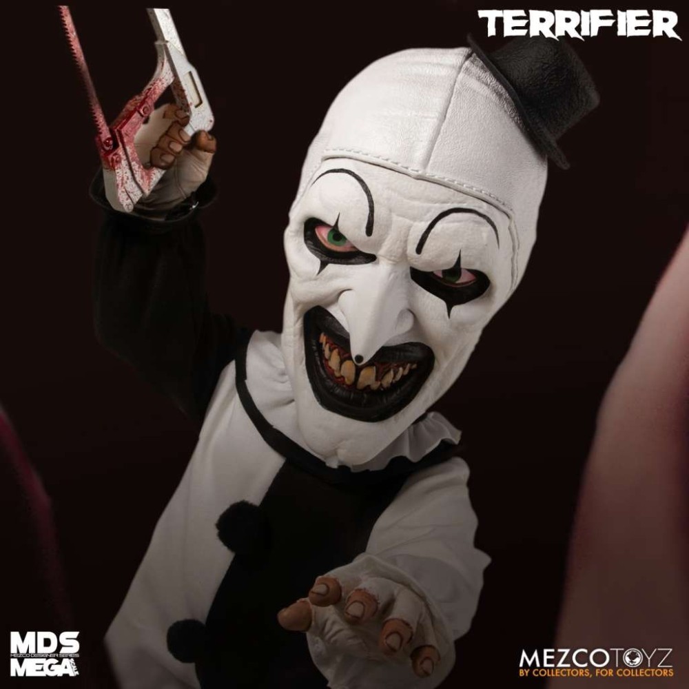 MDS MEGA SCALE TERRIFIER ART THE CLOWN ACTION FIGURE MEZCO TOYS