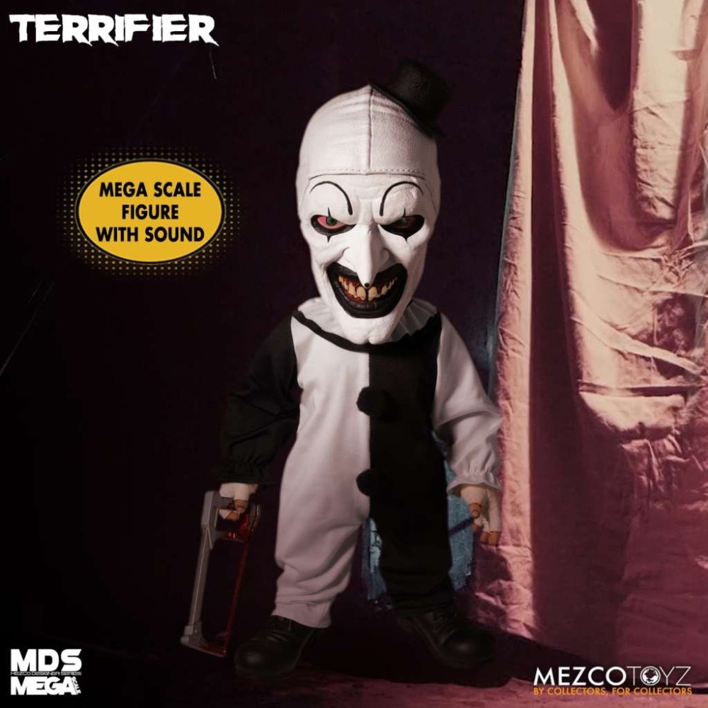 MDS MEGA SCALE TERRIFIER ART THE CLOWN ACTION FIGURE MEZCO TOYS