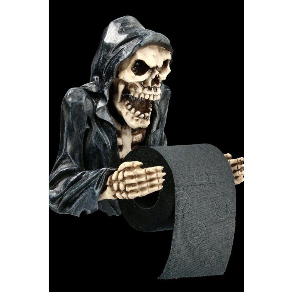 NEMESIS NOW GRIMM REAPER TOILET PAPER ROLL HOLDER