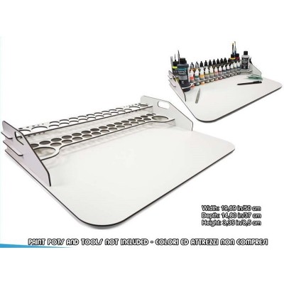VALLEJO PAINT DISPLAY AND WORK STATION 50X37CM