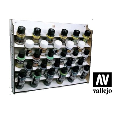 PAINT STAND WALL MOUNTED MODULE DISPLAY PER COLORI VALLEJO