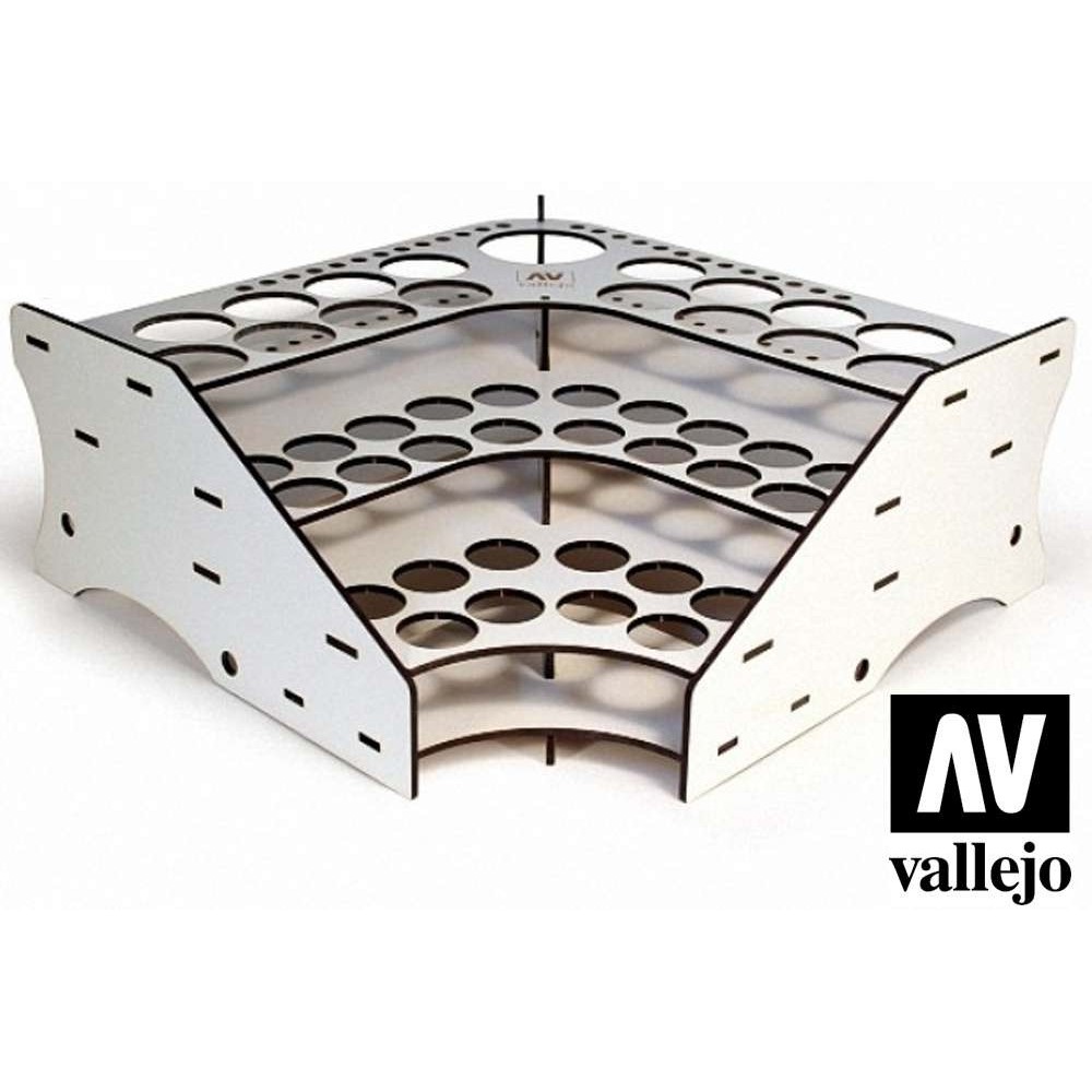 VALLEJO PAINT STAND CORNER MODULE DISPLAY FOR COLORS