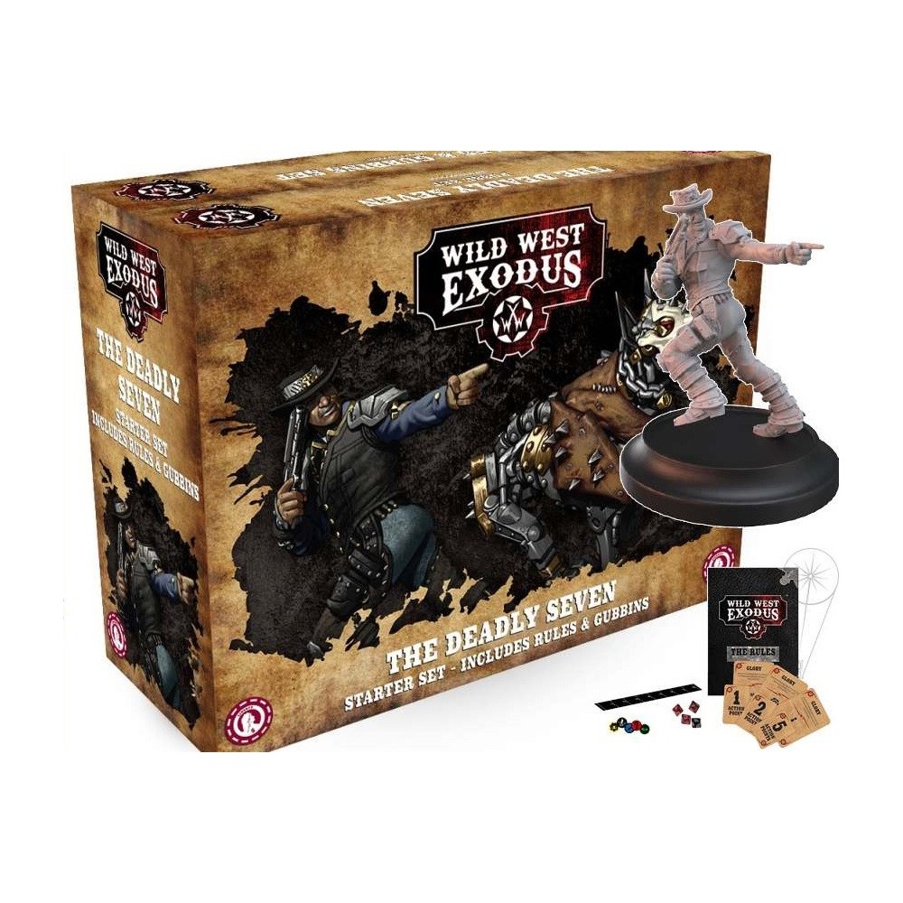 WILD WEST EXODUS THE DEADLY SEVEN STARTER SET RESIN MINIATURES WARCRADLE STUDIOS