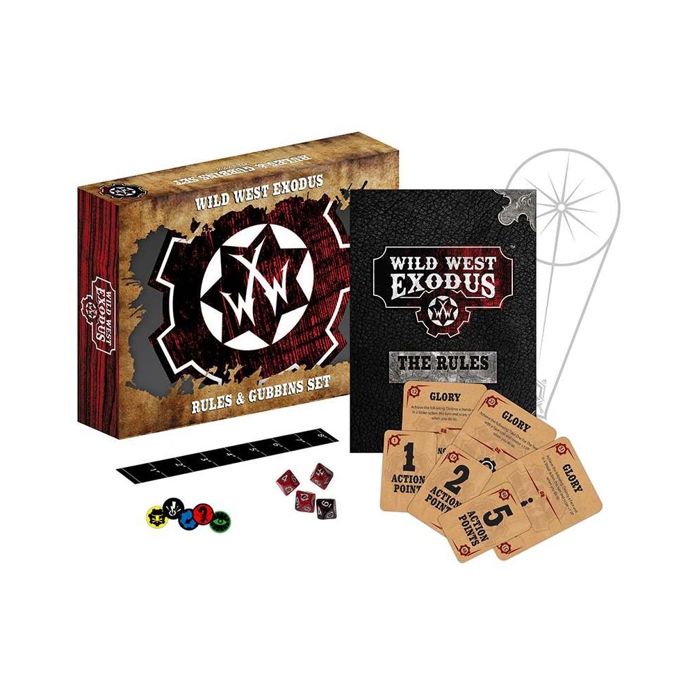 WARCRADLE STUDIOS WILD WEST EXODUS THE WAYWARD EIGHT STARTER SET RESIN MINIATURES